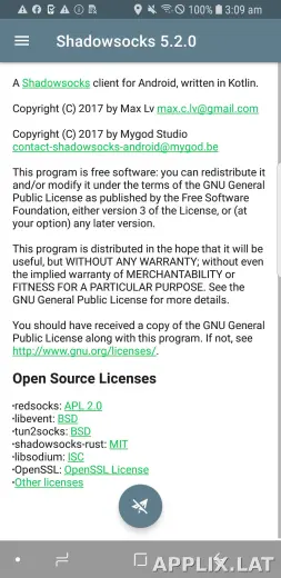Shadowsocks скриншот 1