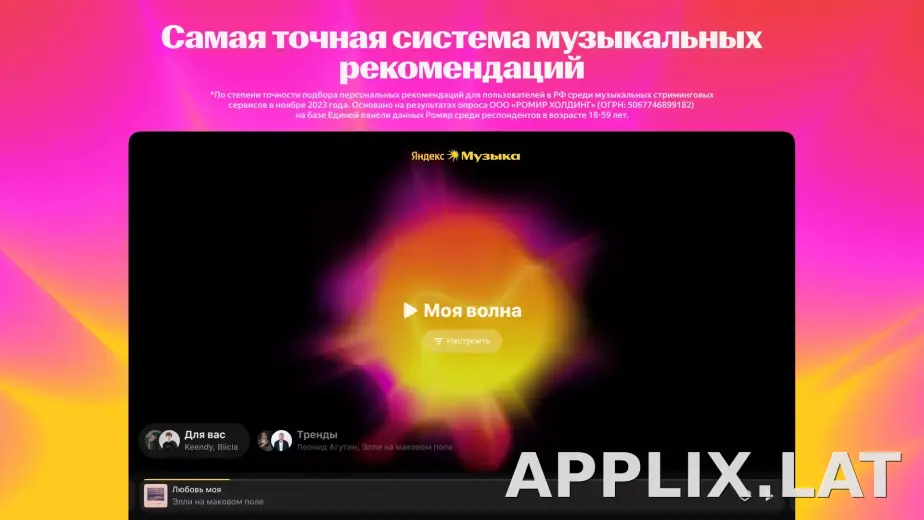 Яндекс Музыка скриншот 1